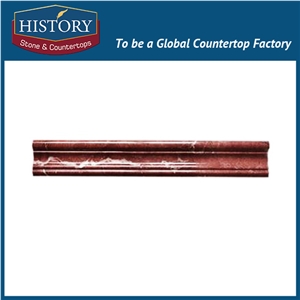 History Stones Violet Marble Edging Trimming Designs 100x10 Price Hall Wall Decoration Door Frame Building Material Border Line