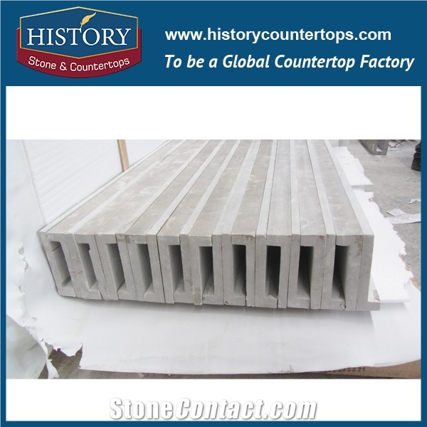 History Stones Wholesale High Quality Polished Stone Decorative Grey Marble Lines Door Frame Living Room Walling Border