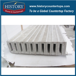 History Stones Wholesale High Quality Polished Stone Decorative Grey Marble Lines Door Frame Living Room Walling Border