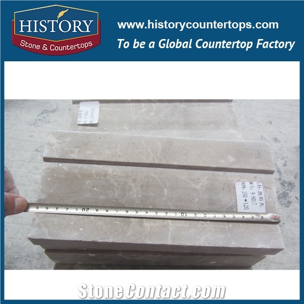 History Stones Wholesale High Quality Polished Stone Decorative Grey Marble Lines Door Frame Living Room Walling Border