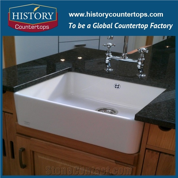Historystone Black Granite Countertop Price / 3cm Thickness / Granite Countertops / Affordable Bath Tops/Engineered Stone Bathroom and Solid Surface