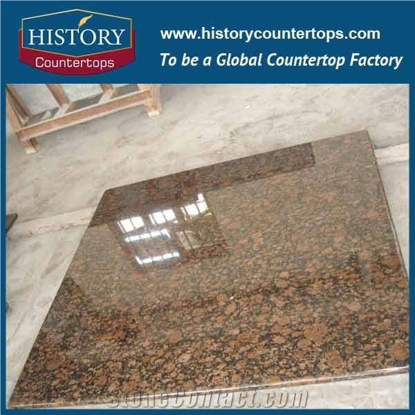 Historystone Brown Granite Vanity Top/High Polished Brown Granite Tops/ Bathroom Solid Surface/ Custom Vanity Tops