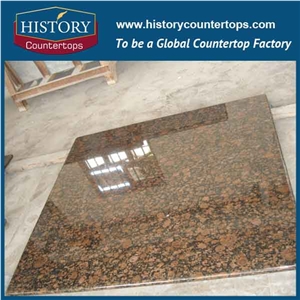 Historystone Brown Granite Vanity Top/High Polished Brown Granite Tops/ Bathroom Solid Surface/ Custom Vanity Tops