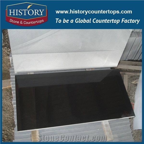 Historystone China Black Glass Wall Covering and Floor Tiles or Jumbo Pattern Can Making French Pattern Have Stock