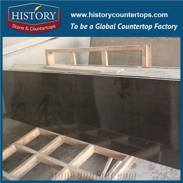 Historystone China Black Glass Wall Covering and Floor Tiles or Jumbo Pattern Can Making French Pattern Have Stock