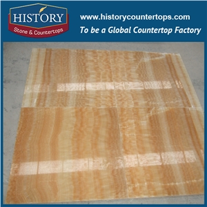 Historystone China Resin Yellow Marble Decorative for Indoor & Outdoor Wall Cladding Covering/Flooring Tiles or Used Stairs Step & Riser.