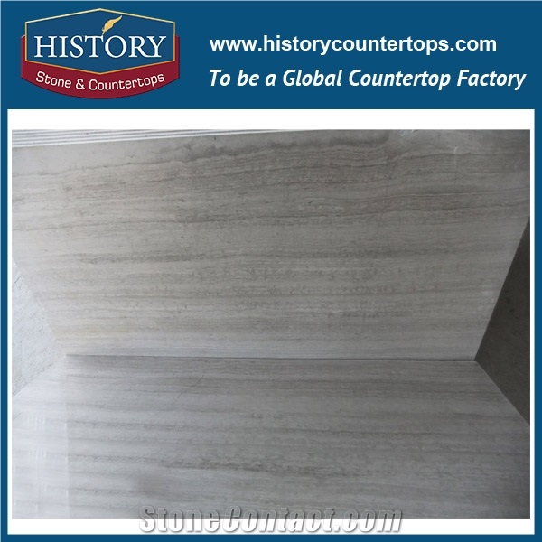 Historystone Coffee Wooden Graining Natural Stone Polished Laminated Grey Marble Floor and Wall Tiles & Slabs for Indoor and Outdoor Decorative.