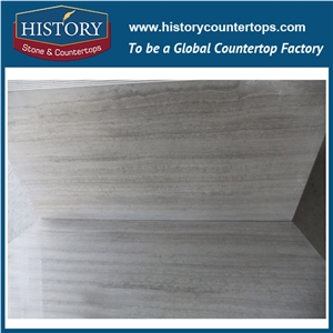 Historystone Coffee Wooden Graining Natural Stone Polished Laminated Grey Marble Floor and Wall Tiles & Slabs for Indoor and Outdoor Decorative.