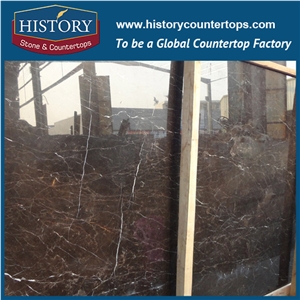 Historystone Factory Supplying Professional Stone Product China Emperador Marron Dark Brown Marble,Finished Surface Polished, Honed.