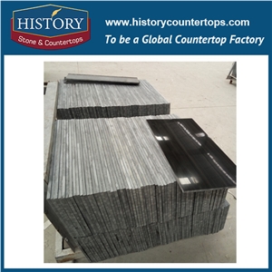 Historystone High Quality China Black Wood Graining Stone Slabs for Flooring/Hotel/Lobby/Bathroom/Coveing/Feature Wall Pattern/Tv Set.