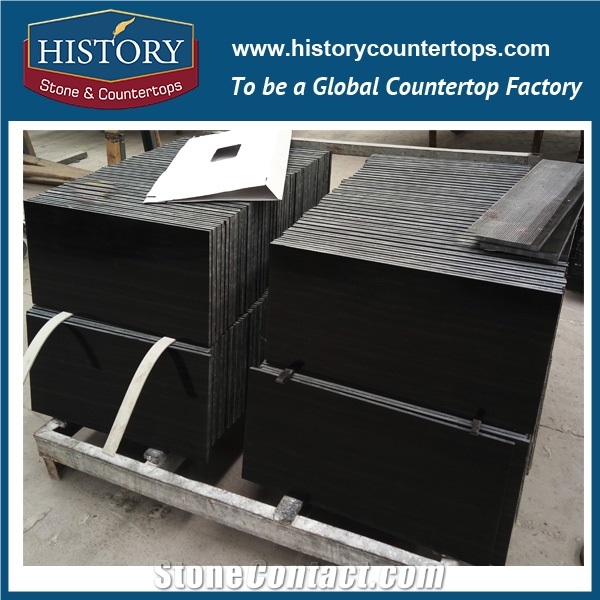 Historystone High Quality China Black Wood Graining Stone Slabs for Flooring/Hotel/Lobby/Bathroom/Coveing/Feature Wall Pattern/Tv Set.