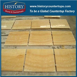Historystone Hot Resin Yellow Marble Ultrathin Stone