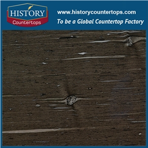 Historystone Imported Brazil Polished Surface Finished Olive Granite Stone Slabs for Outdoor Decoration from Own Quarry with High Quality.