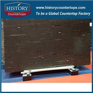Historystone Imported Brazil Polished Surface Finished Olive Granite Stone Slabs for Outdoor Decoration from Own Quarry with High Quality.