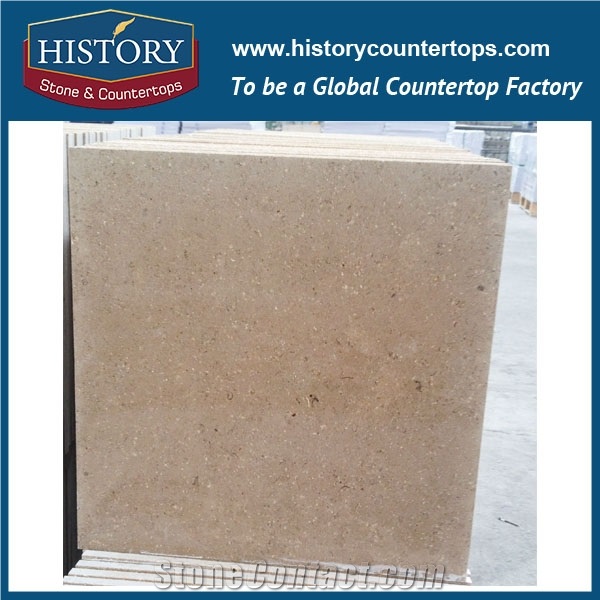 Historystone Imported Egypt Full 90 Degrees up Polished Beautiful Paris Sinai Pearl Marble Look Beige Flooring Tiles and Wall Covering.