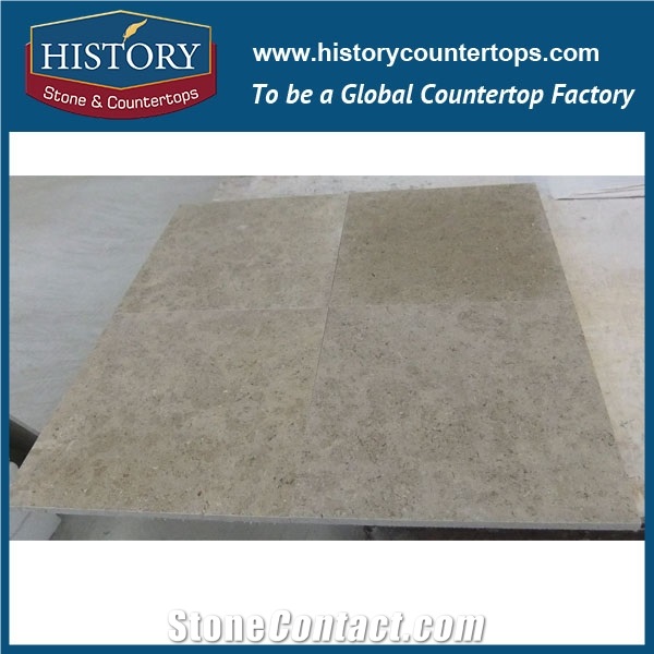 Historystone Imported Egypt Full 90 Degrees up Polished Beautiful Paris Sinai Pearl Marble Look Beige Flooring Tiles and Wall Covering.