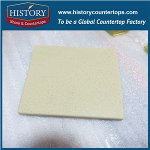 Historystone Kamari with Rich and Smooth Surface Artificial Fine Sand Tile and Slab Quartz Stone for Kitchen Countertops or Worktops