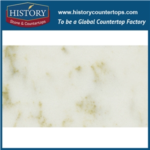 Historystone Landscape Kosa Imitation Tile and Slab Quartz Stone with Natural Marble Vein Surface for Kitchen Countertops and Bar Tops