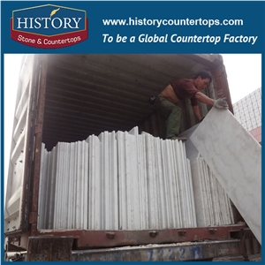 Historystone Livingroom Background Wall Landscape White Marble Grey Cloud White Stone Slabs for Floor Polishing/Tiles/Wall Cladding Covering.