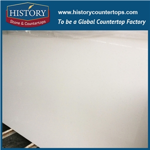 Historystone Man Made Tile and Slab Quartz Stone in Paloma White for Indoor Kitchen Countertops or Island Tops and Worktops Historystone Man Made Tile and Slab Quartz Stone in Paloma White for Indoor Kitchen Countertops or Island Tops and Worktops
