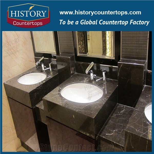 Historystone Marble Bathroom Counter Tops/Custom Table Tops Stone/Building Stone/Vanity Top Stone/Custom Vanity Top