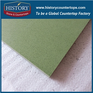 Historystone Martini with Slippy and Glossy Surface Man Made Fine Particle Tile and Slab Quartz Stone for Kitchen Countertops or Bar Tops