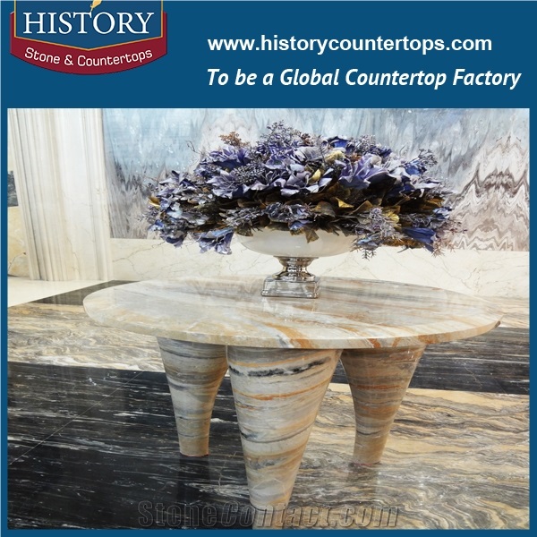 Historystone Onyx Slabs/Tiles, Wall/Floor Covering, Decrection the Building, Cut to Countertops