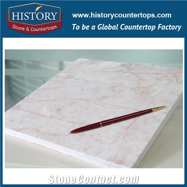 Historystone Rose Milk Price Of Per Square Meter Polished Surface Finished Marble Tiles & Slabs for Wall and Floor,Priject Hotel/Apartment/Villa.