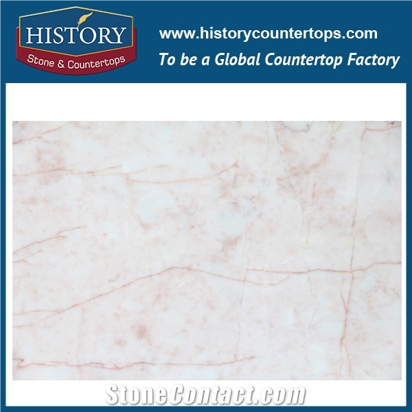 Historystone Rose Milk Price Of Per Square Meter Polished Surface Finished Marble Tiles & Slabs for Wall and Floor,Priject Hotel/Apartment/Villa.