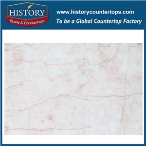 Historystone Rose Milk Price Of Per Square Meter Polished Surface Finished Marble Tiles & Slabs for Wall and Floor,Priject Hotel/Apartment/Villa.