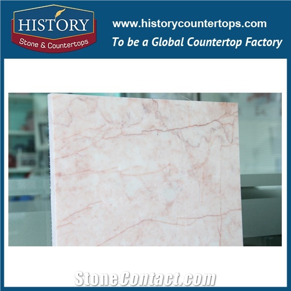 Historystone Rose Milk Price Of Per Square Meter Polished Surface Finished Marble Tiles & Slabs for Wall and Floor,Priject Hotel/Apartment/Villa.
