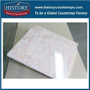 Historystone Rose Milk Price Of Per Square Meter Polished Surface Finished Marble Tiles & Slabs for Wall and Floor,Priject Hotel/Apartment/Villa.