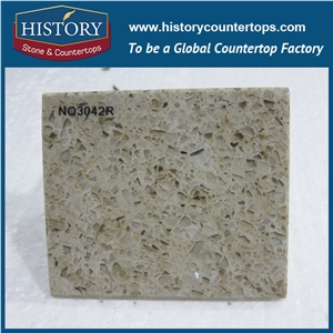 Historystone Star Coffee with Colorful Surface Man Made Multi Color Granite Tile and Slab Quartz Stone for Kitchen Countertops or Bar Tops.