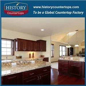 Historystone Sunny Flower Granite,Bathroom Vanity Tops,Can Custom Countertops