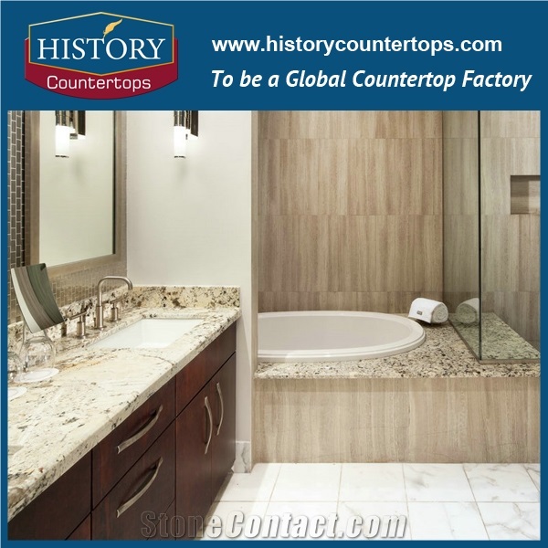 Historystone Sunny Flower Granite,Bathroom Vanity Tops,Can Custom Countertops
