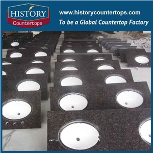 Historystone Tan Brown Bathroom Countertop,Granite Bathroom Vanity Top ,Brown Granite Custom Vanity Top