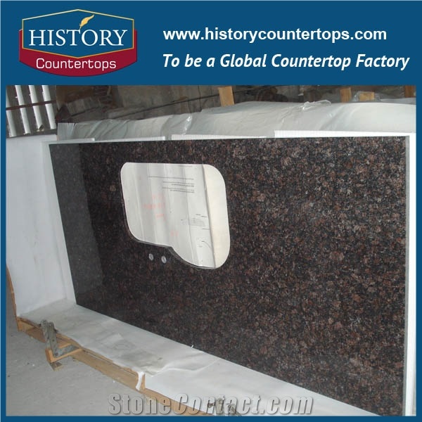 Historystone Tan Brown Bathroom Countertop,Granite Bathroom Vanity Top ,Brown Granite Custom Vanity Top