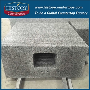 Historystone White Granite Vanity Top,Bathroom Countertops, Cheap Granite Custom Polished Solid Surface Vanity Tops