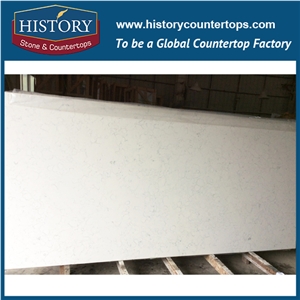 Hot on Sale Man Made Nq5027 Carrara White Soild Surface Quartz Stone Kitchen Countertops/Bench/Bar/Worktop Tops
