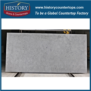 Hot on Salecalacatta Grey Man Made Nq5067 Grey Soild Surface Quartz Stone Kitchen Countertops/Bench/Bar/Worktop Tops