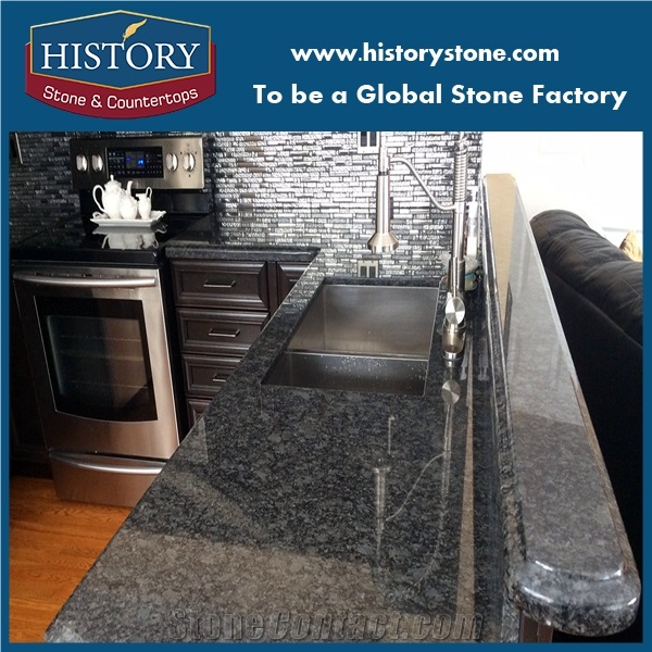 Hot Sale Custom Granite Stone,Great Quality Steel Grey Granite Countertops