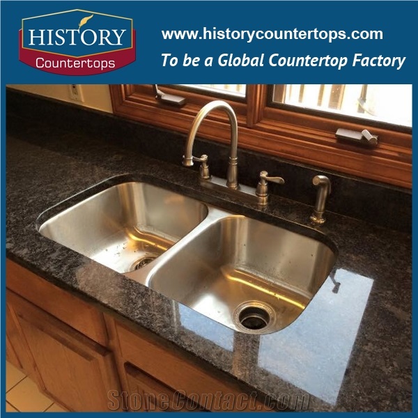 Hot Sale Custom Granite Stone,Great Quality Steel Grey Granite Countertops