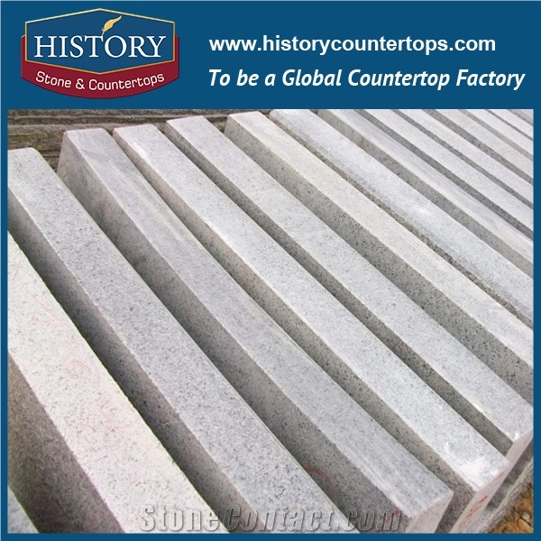 Hot Selling Light Grey Granit,Durable Natural Stone with Custom Size and Edge Cut for Road Stone Kerb Stone and Curbstone