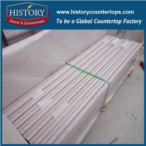 Natural Stone Hg030 G681 Beige Cream Granite Antique Polishing Laminated Inlay European Stylish for Hotel Kitchen Countertops & Worktops