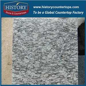 Natural Stone Spray White Granite Tiles and Slabs for Wall and Floor Covering Polish, Solid Surface Kitchen Coutertop and Bathroom Vanity Tops