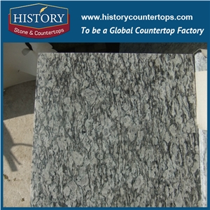 Natural Stone Spray White Granite Tiles and Slabs for Wall and Floor Covering Polish, Solid Surface Kitchen Coutertop and Bathroom Vanity Tops