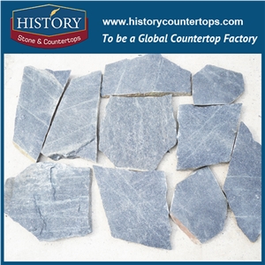 Natural Surface Black Flagstone, Irregular Pattern Decorative Floor Covering Stone, Wall Cladding Flagstone