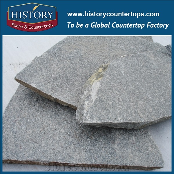 Natural Surface Black Flagstone, Irregular Pattern Decorative Floor Covering Stone, Wall Cladding Flagstone