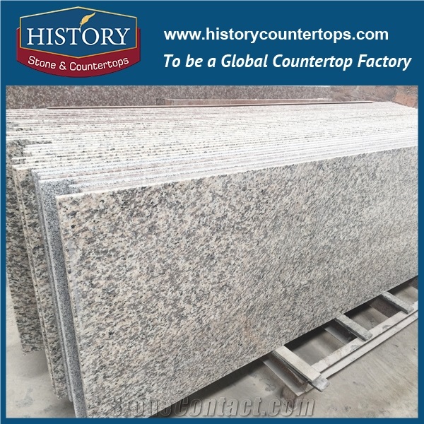 Popular Tiger Skin Red Granite Flat 12 Inch Deep Kitchen Countertop Options Custom Size for Sale