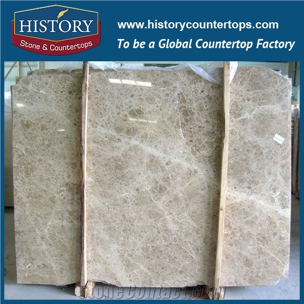 Spain Popular Building Material Emperador Light Marble Slabs and Tiles Suitable for Kitchen Countertops, Bathroom Vanity Tops, Wall and Floor Covering